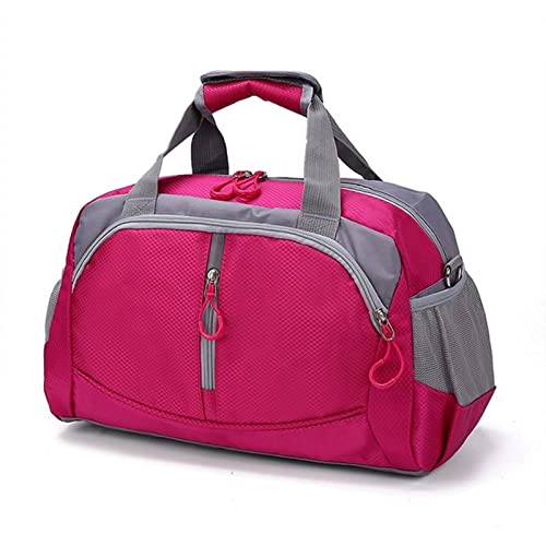 jonam Laptop Tragetasche Frau Sport Fitness Yoga Bag Fitnessstudio Wochenende Tasche Reise Weibliche Duffle Handtaschen for Frauen Wasserdicht (Color : Red) von jonam