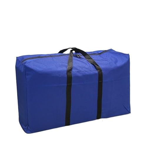 jonam Laptop Tragetasche Large Capacity Folding Luggage Bag Travel Clothes Storage Bag Zipper Oxford Thin Portable Mobile Luggage Bag (Color : Blue) von jonam