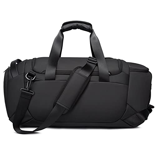 jonam Laptop Tragetasche Multifunctional Customize Sports Waterproof Gym Luggage Travel Bags Travel suitcases (Color : Black) von jonam