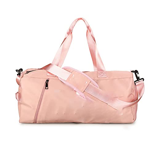 jonam Laptop Tragetasche Women Large Capacity Messenger Bag Travel Waterpoof Bag Sport Backpack for Fitness Yoga Backpack Duffle Bag (Color : Pink) von jonam