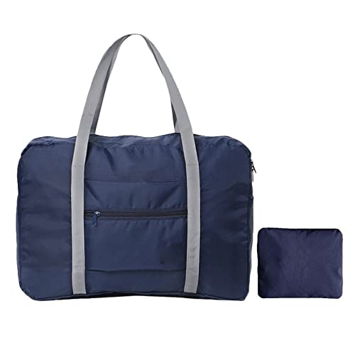 jonam Rucksack für unterwegs Faltbare Reisetaschen wasserdichte Tragetasche Reisegepäcktaschen für Frauen Große Kapazität Multifunktionale Reisetaschen Handtasche(Color:Blue) von jonam
