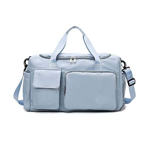 jonam Rucksack für unterwegs Große Kapazität Damen Reisetasche Lässige Wochenendreise Tragetasche Damen Sport Yoga Gepäcktasche Multifunktionale Umhängetasche(Color:Blue) von jonam