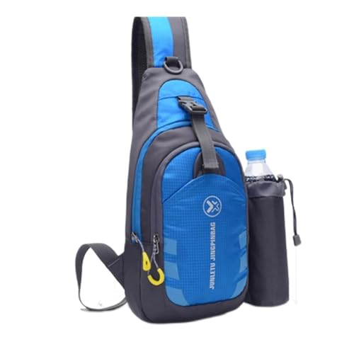 jonam Umhängetasche Travel Backpack, Outdoor Sports Backpack, Waterproof, Mountaineering (Color : Blue) von jonam