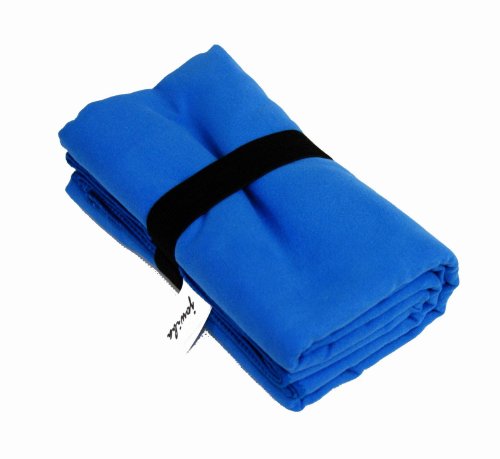 jowiha Mikrofaser Outdoor Handtuch Sport und Reise Handtuch (Blau, 80x40) von jowiha