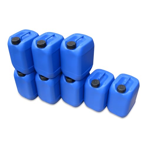 10 L Wasserkanister, Trinkwasserkanister, Camping Kanister Farbe blau BPA-frei für Lebensmittel und Trinkwasser (8) von kanister-vertrieb