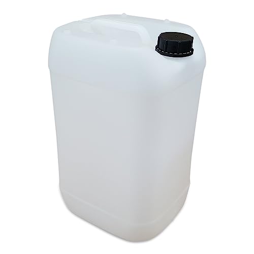 kanister-vertrieb® Wasserkanister Trinkwasserkanister Kanister BPA-frei lebensmittelecht (25 L Natur) von kanister-vertrieb