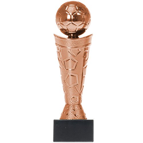 Pokal Fußball Nizza Bronze PVC Trophäe Figur 18cm hoch von pokalspezialist