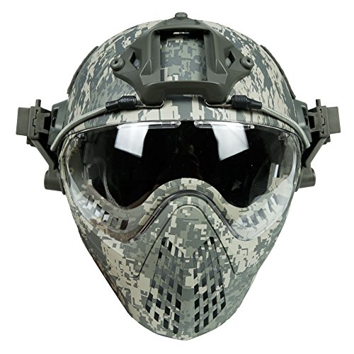 Koyheng Vollgesichtsbedeckter militärischer Schutzhelm für den Kampf gegen Airsoft-Paintball Taktische Schutzhelme für Maskenbrillen Koyheng Vollgesichtsbedeckter militärischer Schutzhelm für den Kampf gegen Airsoft-Paintball Taktische Schutzhelme für Maskenbrillen von Koyheng