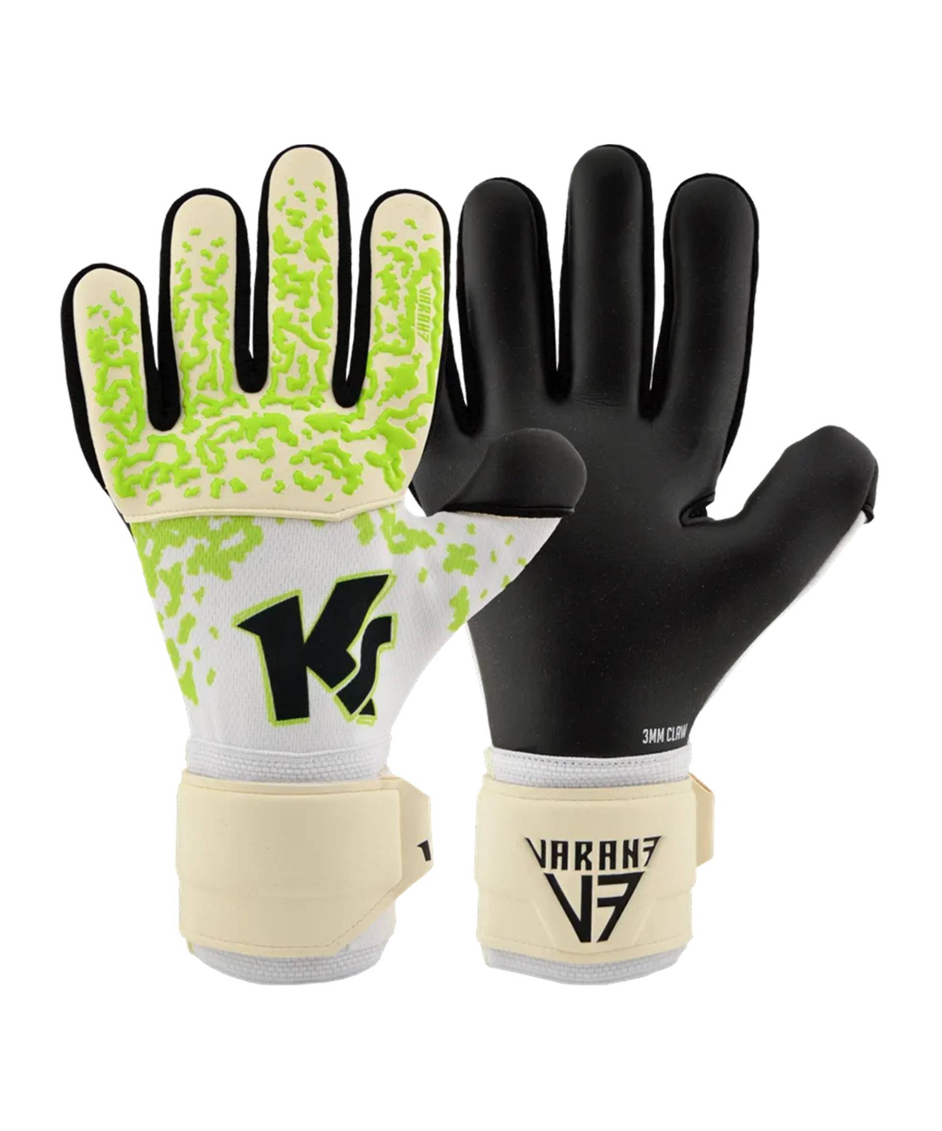 KEEPERsport Varan7 Premier NC TW-Handschuhe Grün Weiss F907 von keepersport