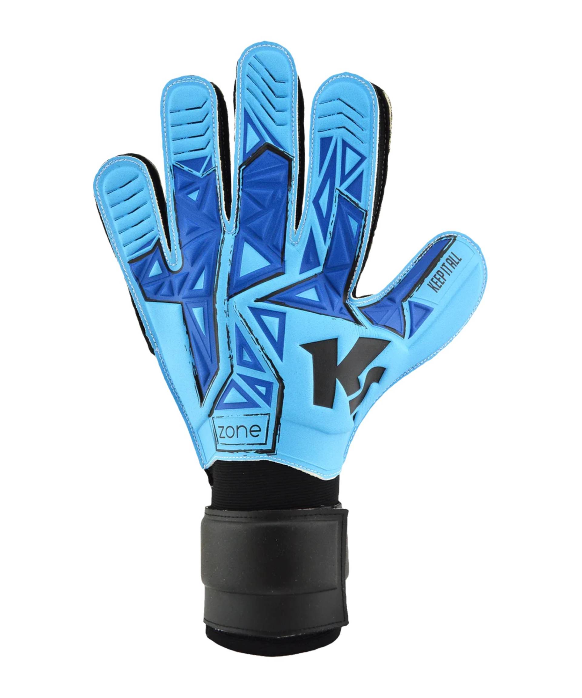 KEEPERsport Zone RC TW-Handschuhe Schwarz Blau F413 von keepersport