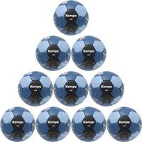 10er Ballpaket Kempa Leo Handball 182 - blau/schwarz 0 von kempa
