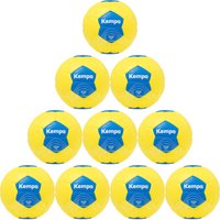 10er Ballpaket Kempa Spectrum Synergy Plus Handball 122 - sweden gelb/sweden blau 2 von kempa