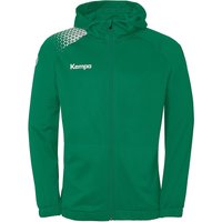 Kempa Ambition 28 Kapuzen-Trainingsjacke Kinder lagune/weiß 164 von kempa