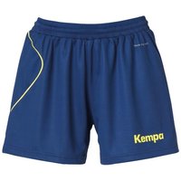 Kempa CURVE SHORTS WOMEN deep blau/fluo gelb XL von kempa