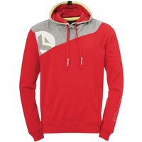 Kempa Core 2.0 Hoodie Kinder rot/dark grau melange 140 von kempa