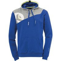 Kempa Core 2.0 Hoodie Kinder royal/dark grau melange 116 von kempa