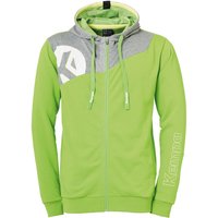 Kempa Core 2.0 Kapuzenjacke hope grün/dark grau melange XL von kempa