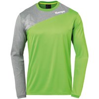 Kempa Core 2.0 Langarmshirt hope grün/dark grau melange XL von kempa