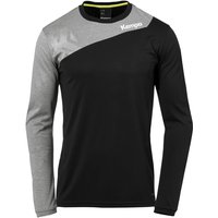 Kempa Core 2.0 Langarmshirt schwarz/dark grau melange XL von kempa