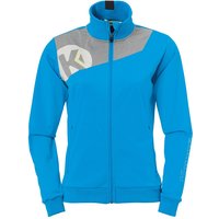 Kempa Core 2.0 Polyesterjacke Damen kempablau/dark grau melan L von kempa