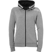 Kempa Core 26 Kapuzenjacke Damen 213 - dark grau melange L von kempa