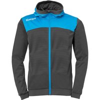 Kempa Emotion 2.0 Hood Jacke anthrazit/kempablau 152 von kempa