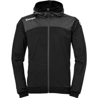 Kempa Emotion 2.0 Hood Jacke schwarz/anthrazit 164 von kempa