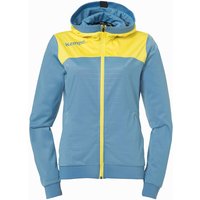 Kempa Emotion 2.0 Kapuzenjacke Damen dove blau/limonengelb XS von kempa