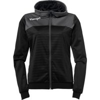 Kempa Emotion 2.0 Kapuzenjacke Damen schwarz/anthrazit XXL von kempa