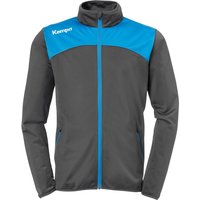 Kempa Emotion 2.0 Poly Trainingsjacke anthrazit/kempablau 140 von kempa