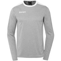 Kempa Emotion 27 Langarmshirt Herren dark grau melange/weiß XL von kempa