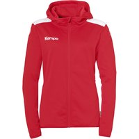 Kempa Emotion 27 Trainingsjacke mit Kapuze Damen rot/weiß L von kempa