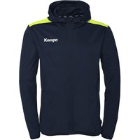 Kempa Emotion 27 Trainingsjacke mit Kapuze Herren marine/fluo gelb M von kempa