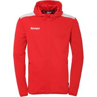 Kempa Emotion 27 Trainingsjacke mit Kapuze Herren rot/weiß 3XL von kempa