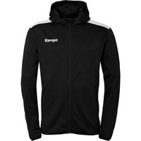 Kempa Emotion 27 Trainingsjacke mit Kapuze Kinder schwarz/weiß 128 von kempa