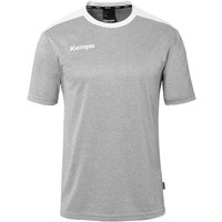 Kempa Emotion 27 Trainingsshirt Herren dark grau melange/weiß XL von kempa
