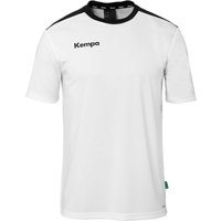 Kempa Emotion 27 Trainingsshirt Kinder weiß/schwarz 140 von kempa