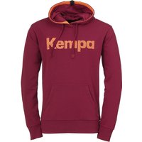 Kempa Graphic Hoodie deep rot 164 von kempa