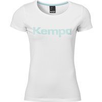 Kempa Graphic T-Shirt Damen weiß 128 von kempa