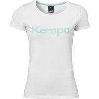 Kempa Graphic T-Shirt Damen weiß 152 von kempa