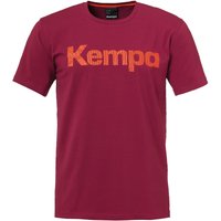 Kempa Graphic T-Shirt deep rot 116 von kempa