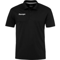 Kempa POLY Poloshirt Kinder schwarz 140 von kempa