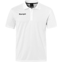 Kempa POLY Poloshirt Kinder weiß 152 von kempa