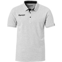 Kempa Prime Poloshirt grau/schwarz S von kempa