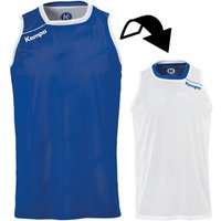 Kempa Reversible Tanktop Basketballtrikot Kinder royal/weiß 152 von kempa