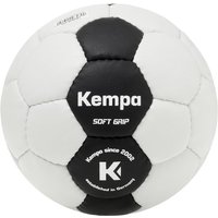 Kempa Black&White Soft Grip Handball Kinder schwarz 00 von kempa