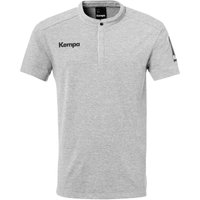 Kempa Status Poloshirt grau melange XL von kempa