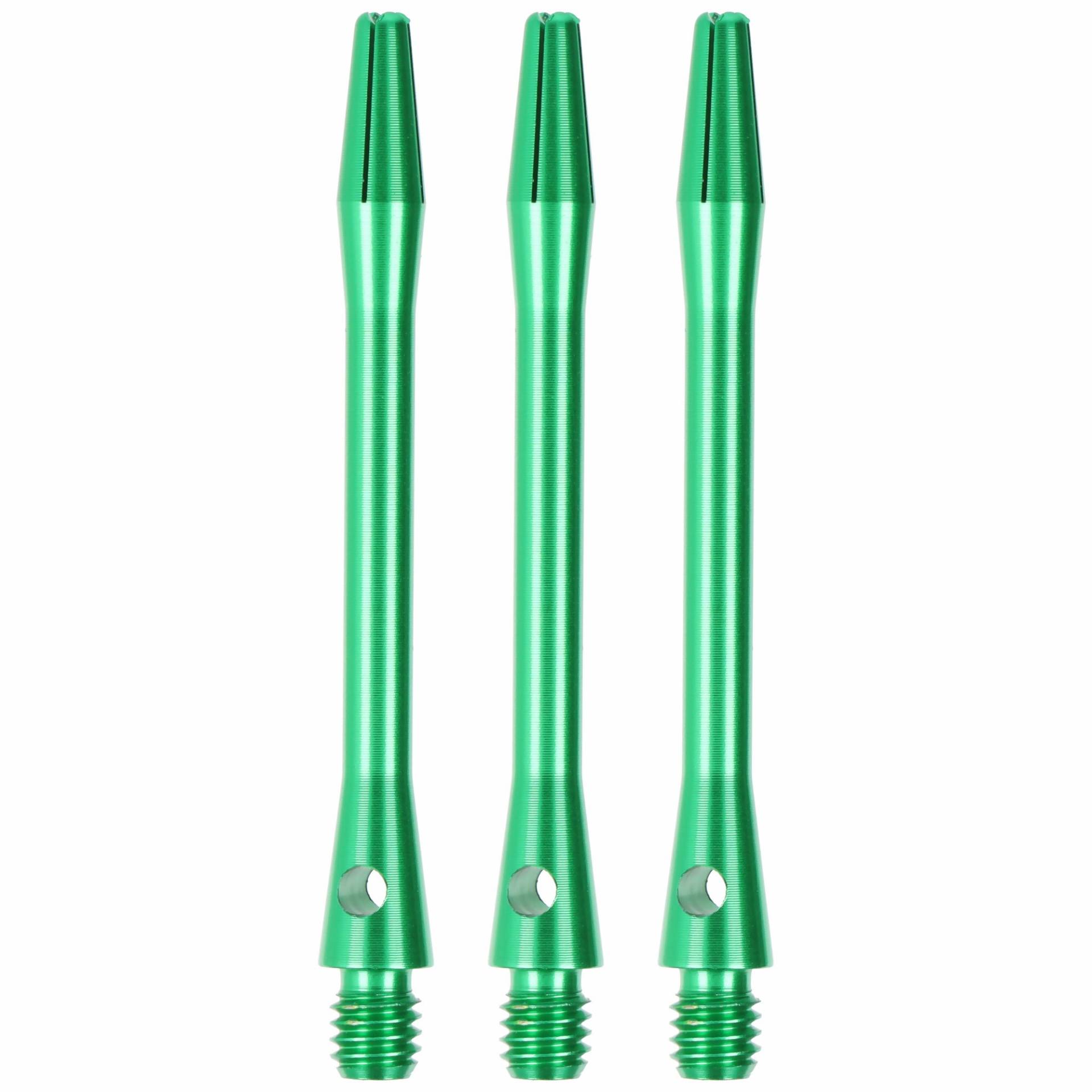 Aluminium Dart Shaft, Grün, Long, 3 Stück von Designa