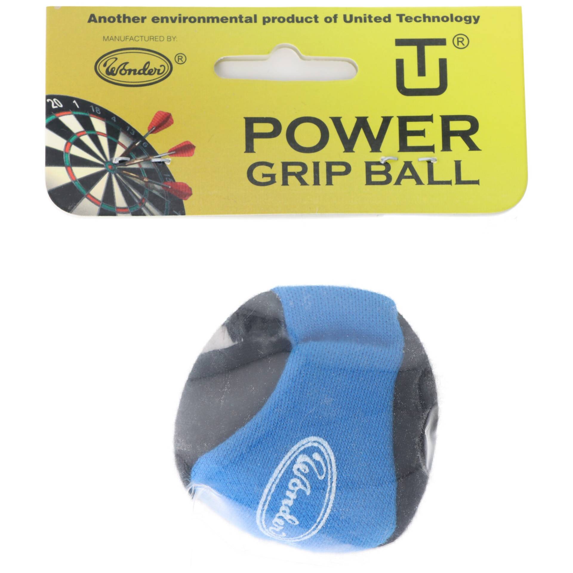 Power Grip Ball, schwarz blau, Talkball gegen feuchte Hände von kilo80