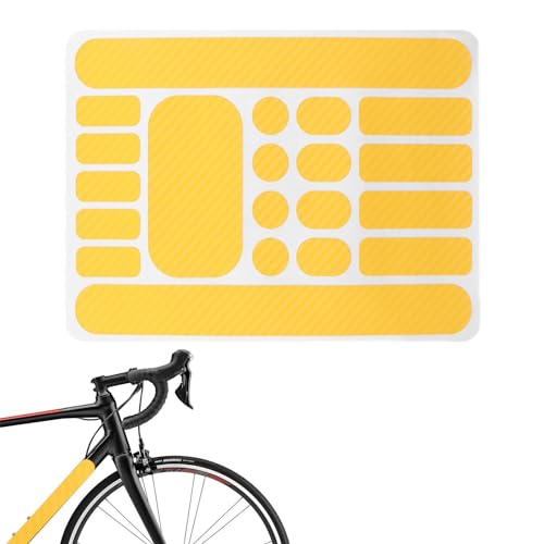 Mountainbike Rahmenschutz | Fahrrad Kettenstrebenschutz Aufkleber - Kratzfeste Aufkleber für Fahrradrahmen Fahrradkettenschutz für Rennräder von kivrimlarv